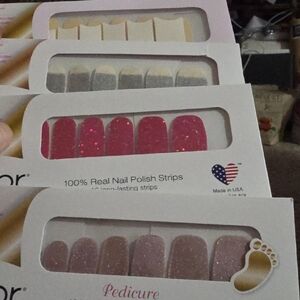 Sparkling Pink Nail Polish Strips - Pack